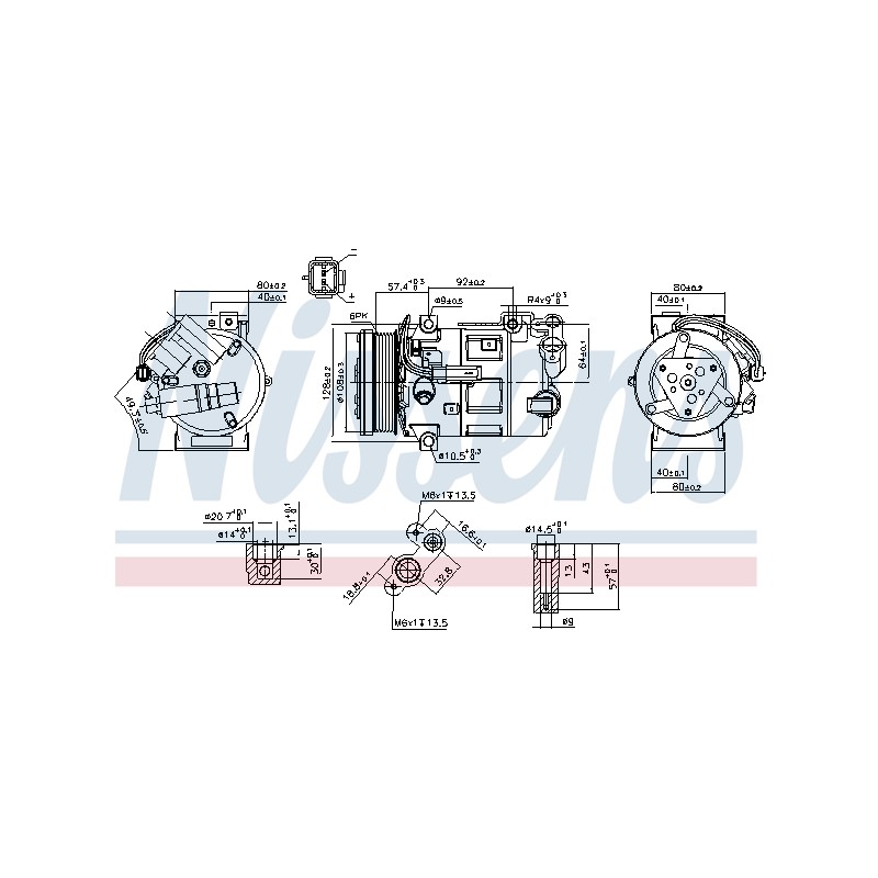Compresseur De Clim Pour Peugeot Renault Citroën DS 1631896880 6453ZS 6453ZT