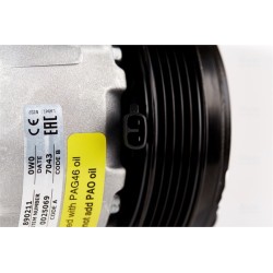 Compresseur De Clim Pour Fiat 500L Punto Tipo 51883102 52003012