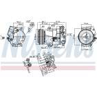 Compresseur De Clim Pour Opel Chevrolet Vauxhall 95518882 13346492 95526062