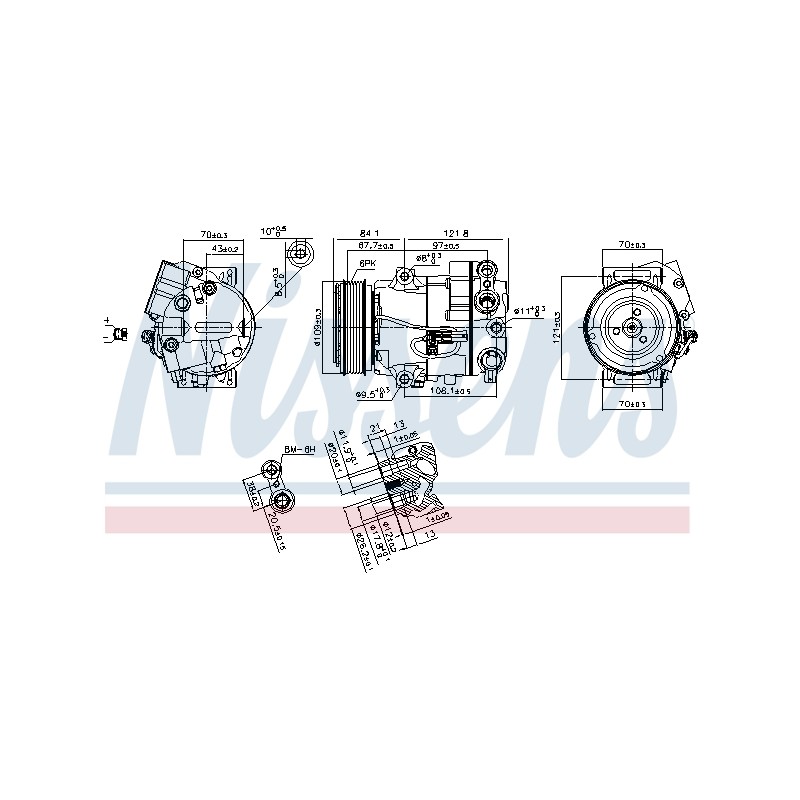 Compresseur De Clim Pour Opel Chevrolet Vauxhall 95518882 13346492 95526062