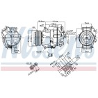 Compresseur De Clim Pour Opel Astra J Cascada Zafira Tourer C Van Vauxhall