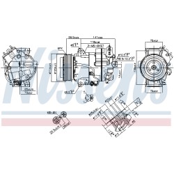 Compresseur De Clim Pour Opel Astra J Cascada Zafira Tourer C Van Vauxhall