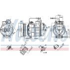 Compresseur De Clim Pour VW Passat Audi Skoda 3BD260805A 8D0260805B 8D0260805J