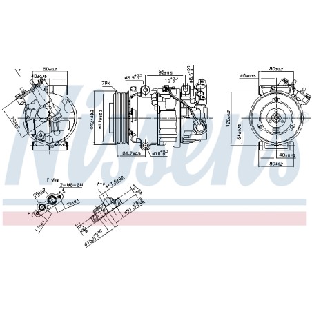 Compresseur De Clim Pour Renault Grand Scénic III Megane CC 7711497391