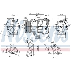 Compresseur De Clim Pour Peugeot Opel Citroën DS 9809274280 3643109 9815198580