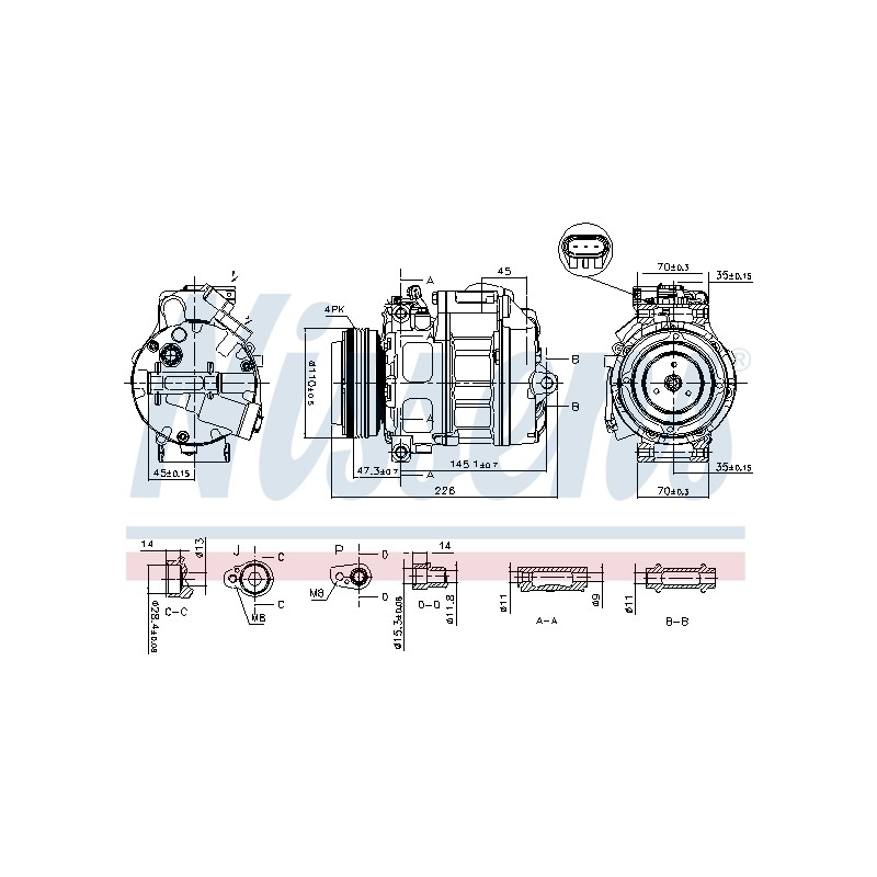 Compresseur De Clim Pour BMW X5 X6 64509121762 64529185146 64529195971 9121762