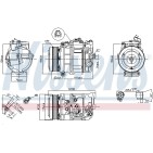 Compresseur De Clim Pour MERCEDES Classe C T-Model E GLK M CLS SLC SLK