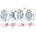 Compresseur De Clim Pour VW Crafter 30-35 30-50 2E0820803F 2E0820803H 2E0820803J