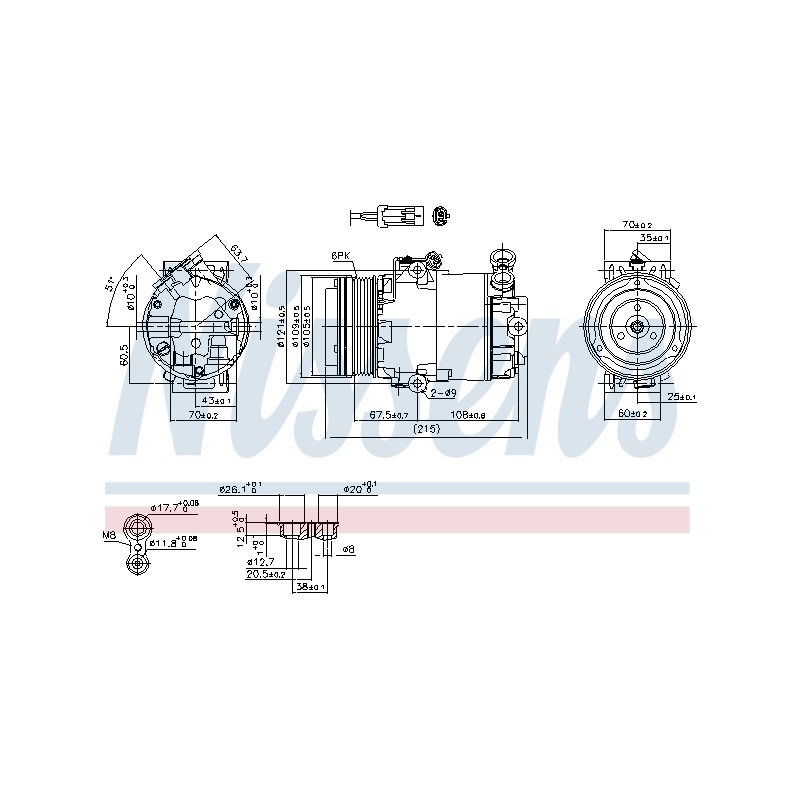 Compresseur De Clim Pour Opel Chevrolet Vauxhall 93176859 93176916 R1580026
