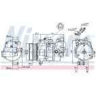 Compresseur De Clim Pour BMW Série 1 E87 3 E90 E91 6452.6.935.613