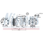 Compresseur De Clim Pour Peugeot 206 Fiat Citroën Lancia 6453CL 6453JF 6453KT