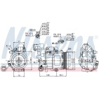 Compresseur De Clim Pour MERCEDES Classe A Vaneo