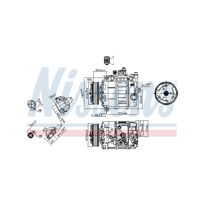 Compresseur De Clim Pour Audi A4 A5 A6 A8 Q5 Seat Exeo