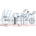 Compresseur De Clim Pour VW Passat Audi Skoda Porsche 4D0.260.805B 4D0.260.805D