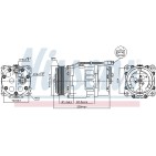 Compresseur De Clim Pour Peugeot Fiat Citroën Berlingo Lancia 9641078080 6453L5