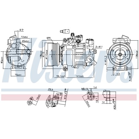 Compresseur De Clim Pour Audi A4 A5 Q5 8T0260805T
