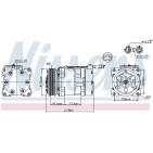 Compresseur De Clim Pour Peugeot 206 Citroën Xsara Picasso 6453.JG 6453CN