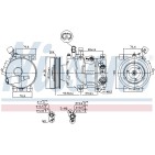 Compresseur De Clim Pour Hyundai i40 CW Kombi Van 977013Z000 977013Z001