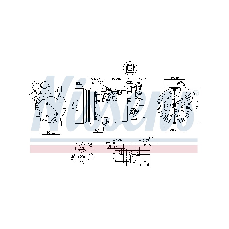 Compresseur De Clim Pour Renault Captur I Clio IV Nissan Micra V