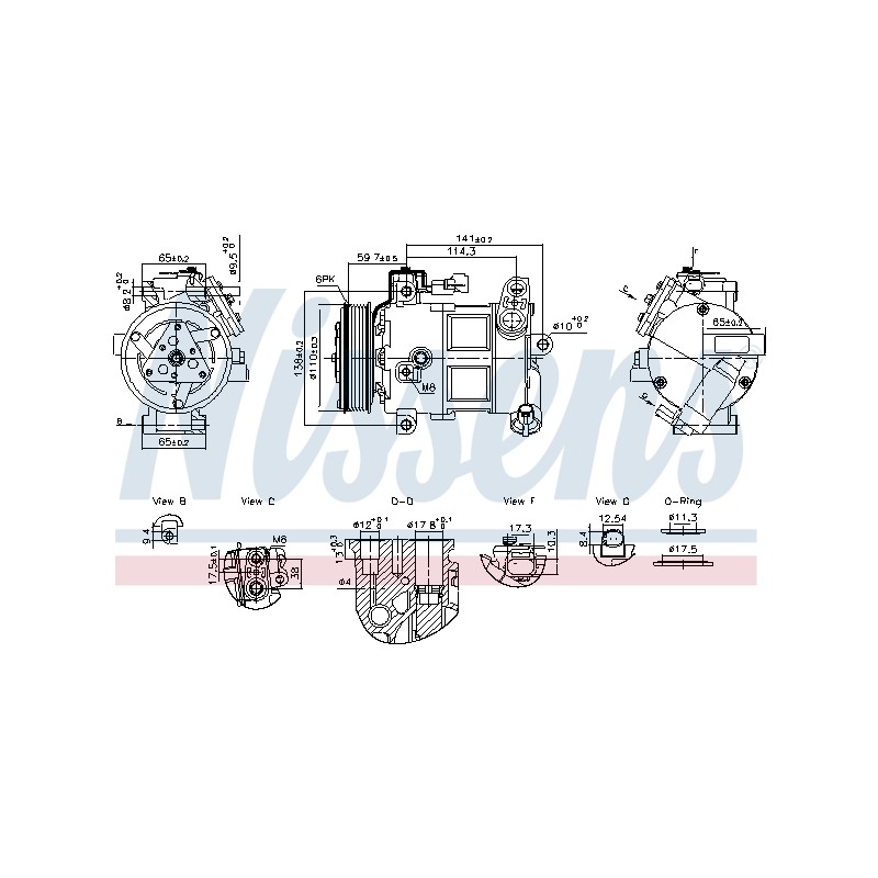 Compresseur De Clim Pour Fiat 500X Jeep Renegade SUV Van