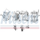 Compresseur De Clim Pour Peugeot Opel Fiat Citroën DS DS7 1614326680 9834291080