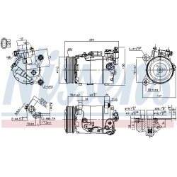 Compresseur De Clim Pour BMW F33, F83 F36 G22, G82 G23, G83 G26 X3 64526994082