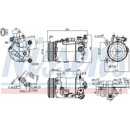 Compresseur De Clim Pour BMW F33, F83 F36 G22, G82 G23, G83 G26 X3 64526994082