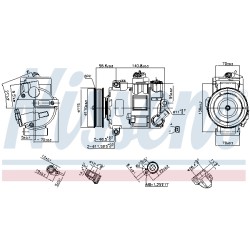 Compresseur De Clim Pour VW Audi Seat Skoda 1K0820803E 1K0.820.803F 1K0.820.803H