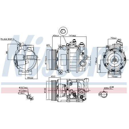 Compresseur De Clim Pour MERCEDES SL SLC SLK Sprinter Viano Vito MERCEDES-TRUCK