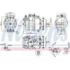 Compresseur De Clim Pour VW California T5 Multivan V Phaeton 7H0.820.805C