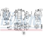 Compresseur De Clim Pour VW California T5 Multivan V Phaeton Touareg 070903201C