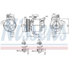 Compresseur De Clim Pour Peugeot 108 Toyota Aygo Citroën C1 II 1.2 1.2 VTi 82