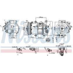 Compresseur De Clim Pour Toyota Auris Avensis Corolla Verso 8831002780