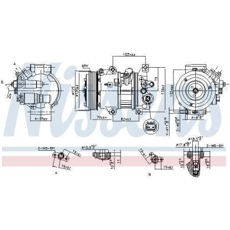 Compresseur De Clim Pour Toyota Auris Avensis Corolla Verso 8831002780