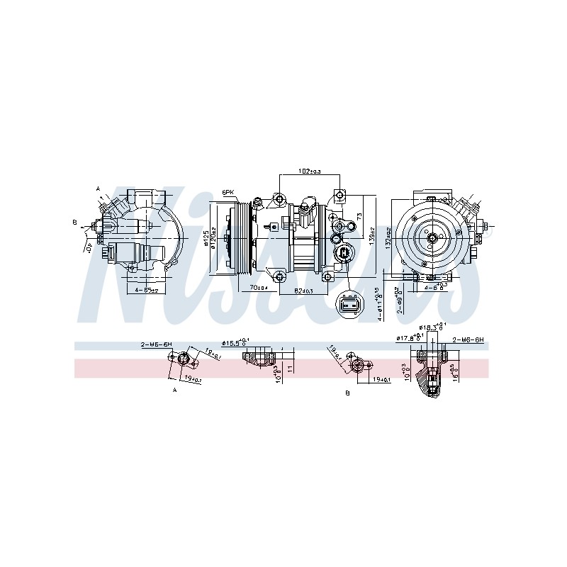 Compresseur De Clim Pour Toyota Auris Avensis Corolla Verso 8831002780