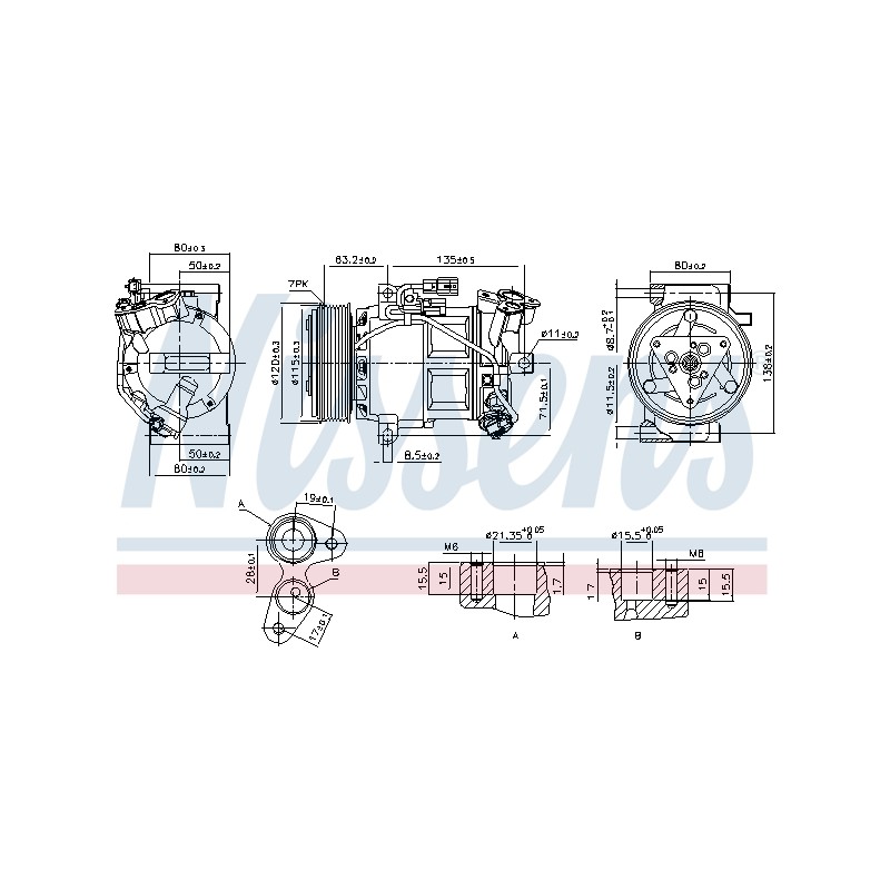 Compresseur De Clim Pour Renault Captur I Clio IV Kaptur 926000217R 926000734R