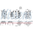 Compresseur De Clim Pour Ford B-Max Ecosport Fiesta VI Focus III AV1119D629BB