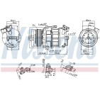 Compresseur De Clim Pour Renault Opel Nissan Vauxhall 7711368772 1854459 4422136