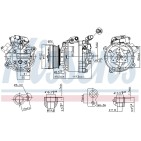 Compresseur De Clim Pour Peugeot Citroën Mitsubishi 648784 1607966980 7813A330