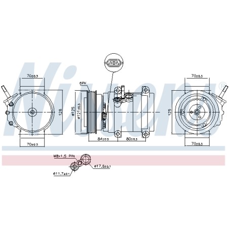 Compresseur De Clim Pour Opel Chevrolet Vauxhall Antara 20910245 4803454 4813543