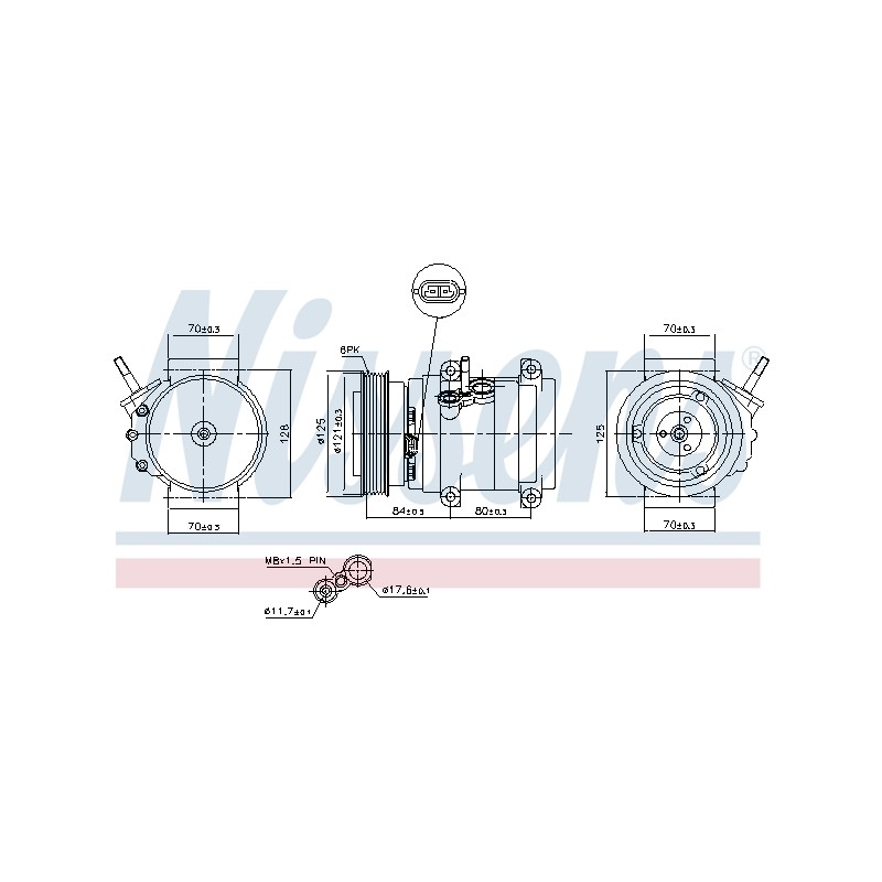 Compresseur De Clim Pour Opel Chevrolet Vauxhall Antara 20910245 4803454 4813543