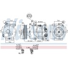 Compresseur De Clim Pour Hyundai Accent IV Kia RIO III 977011R300