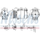 Compresseur De Clim Pour Ford C-Max II Focus III Grand Kuga 2032811 FV4119D629DA