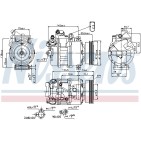 Compresseur De Clim Pour Audi A4 8E0260805T