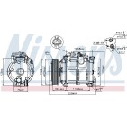 Compresseur De Clim Pour Chrysler Grand Voyager IV 05005420AF 05005420AFA
