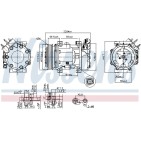 Compresseur De Clim Pour Peugeot Fiat Alfa Romeo Toyota 648725 71789360 648726