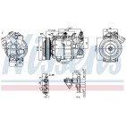 Compresseur De Clim Pour Renault Grand Scénic III Kadjar Megane CC Talisman