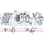 Compresseur De Clim Pour Ford Galaxy Mondeo V S-Max Tourneo Transit Ford USA