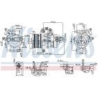 Compresseur De Clim Pour Ford Ecosport Fiesta VII KA Puma Tourneo 2112668