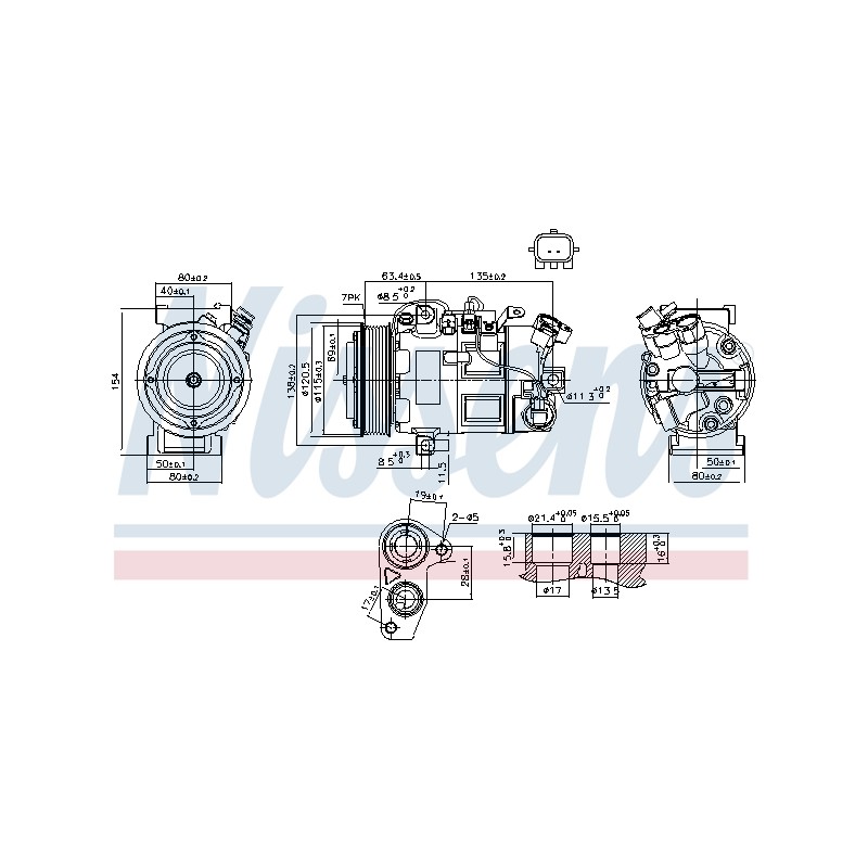 Compresseur De Clim Pour Renault Grand Scénic III Megane CC 926005211R